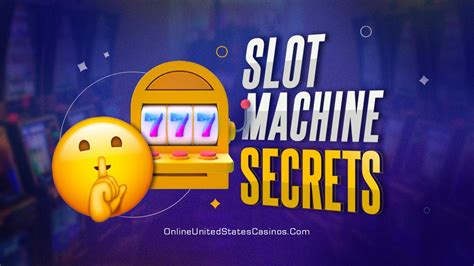 casino slot machine secrets